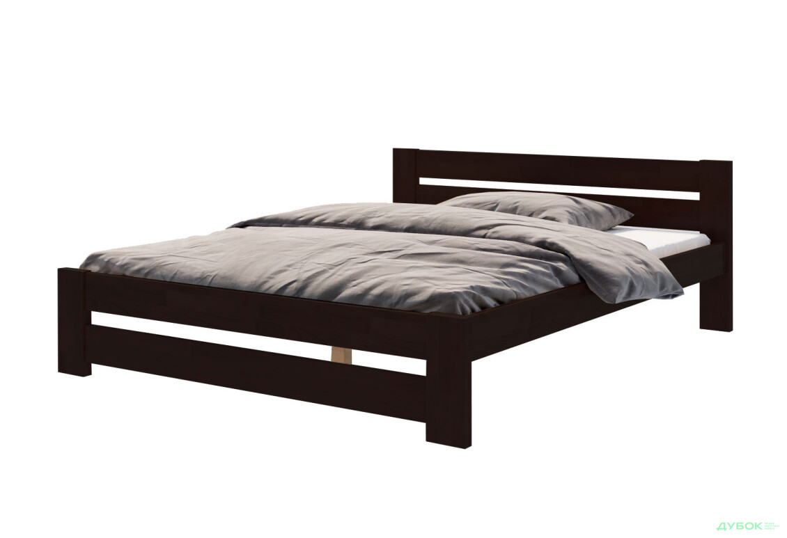 Ліжко Arbor Drev Симфонія 180х200, бук, венге
