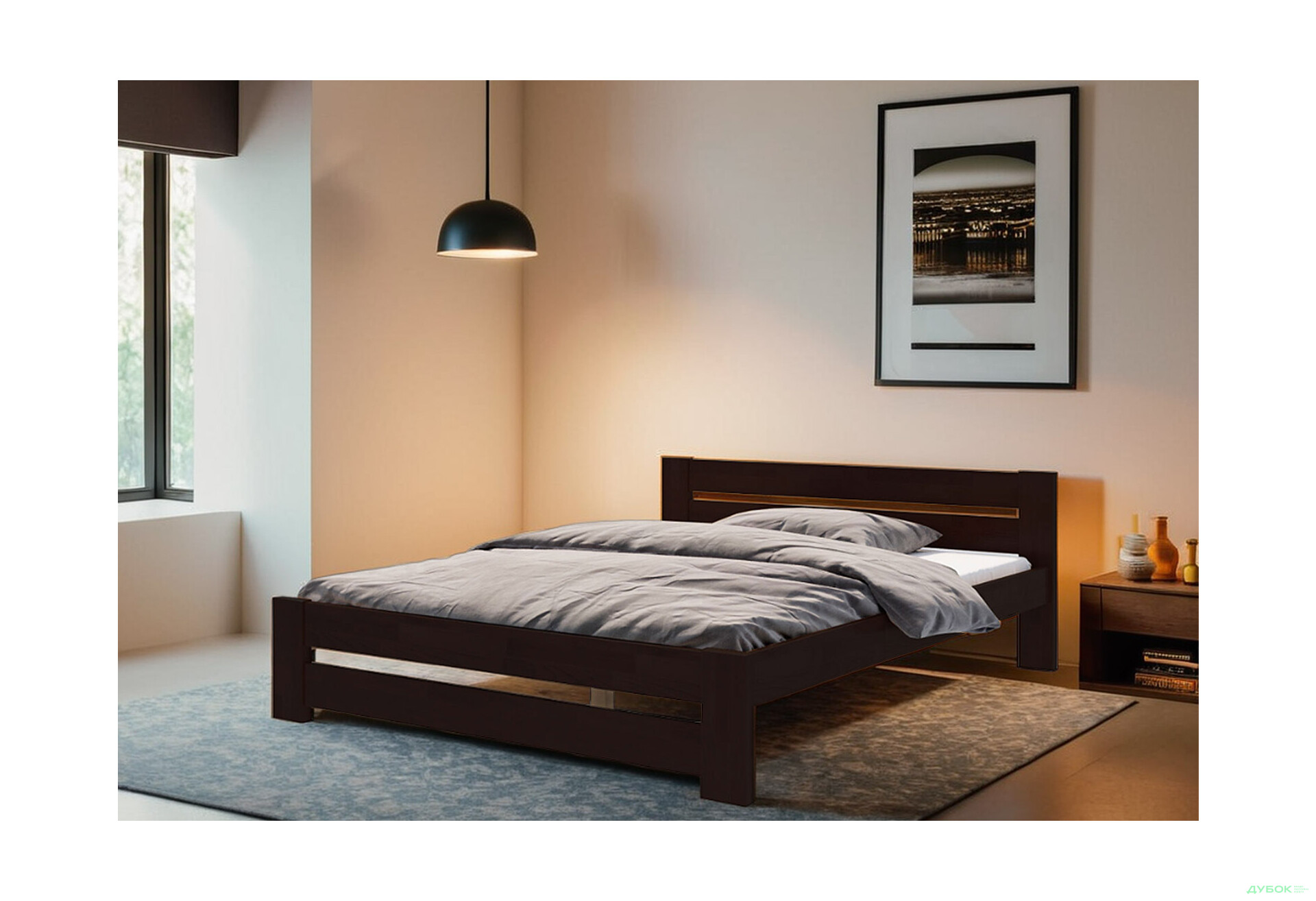 Изображение 2 - Кровать Arbor Drev Симфония 180х200, сосна, венге
