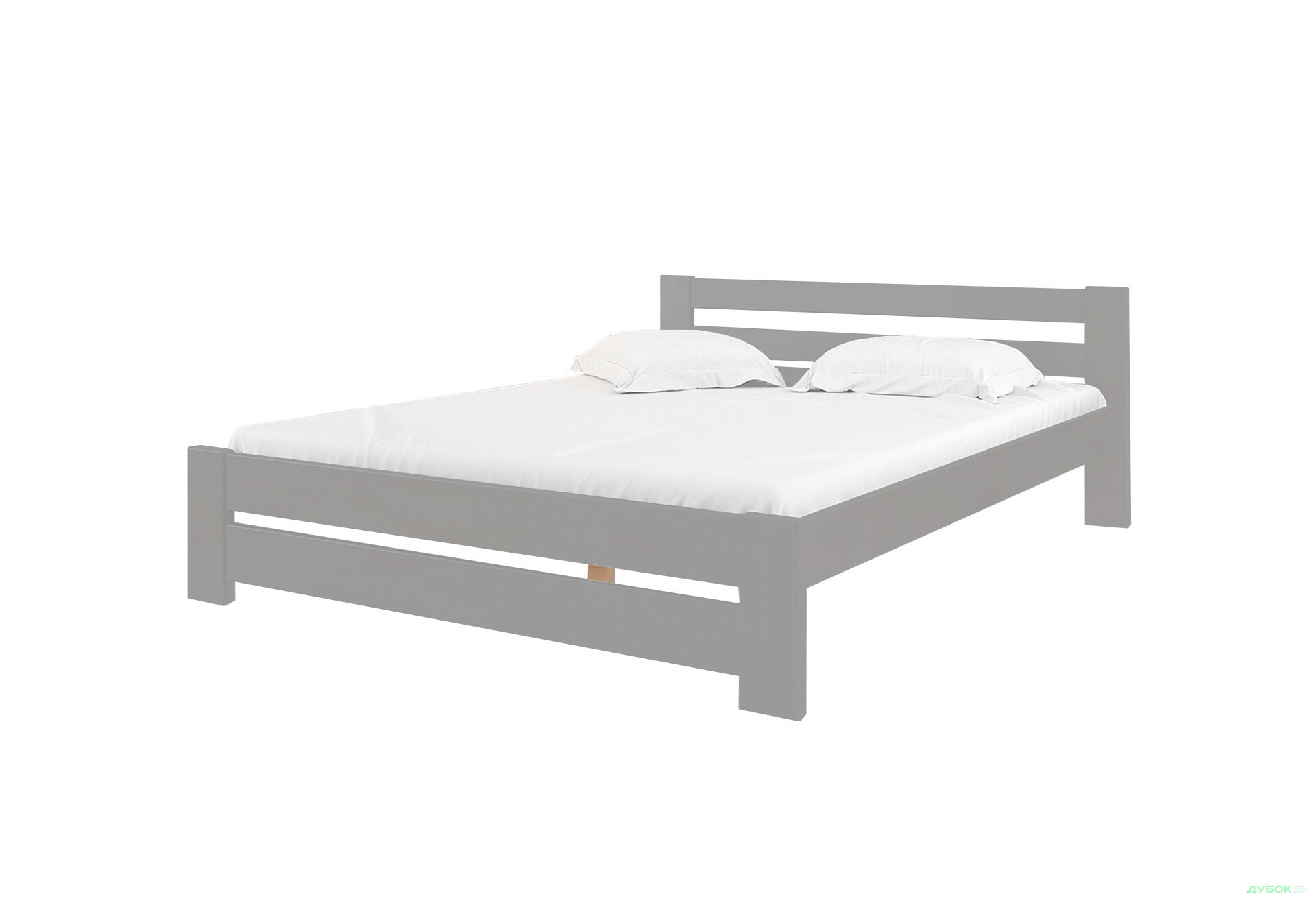 Изображение 1 - Кровать Arbor Drev Симфония 180х200, сосна, серый