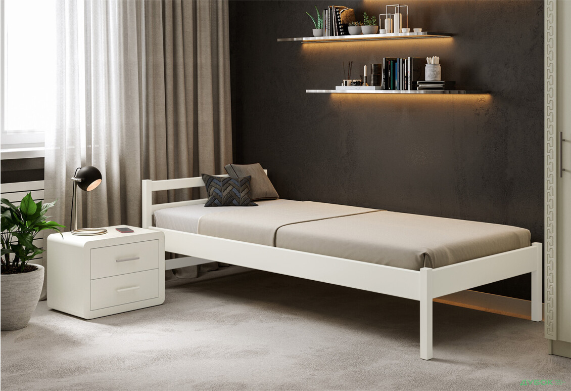 Изображение 2 - Кровать Arbor Drev Соня бук 80х200, белый