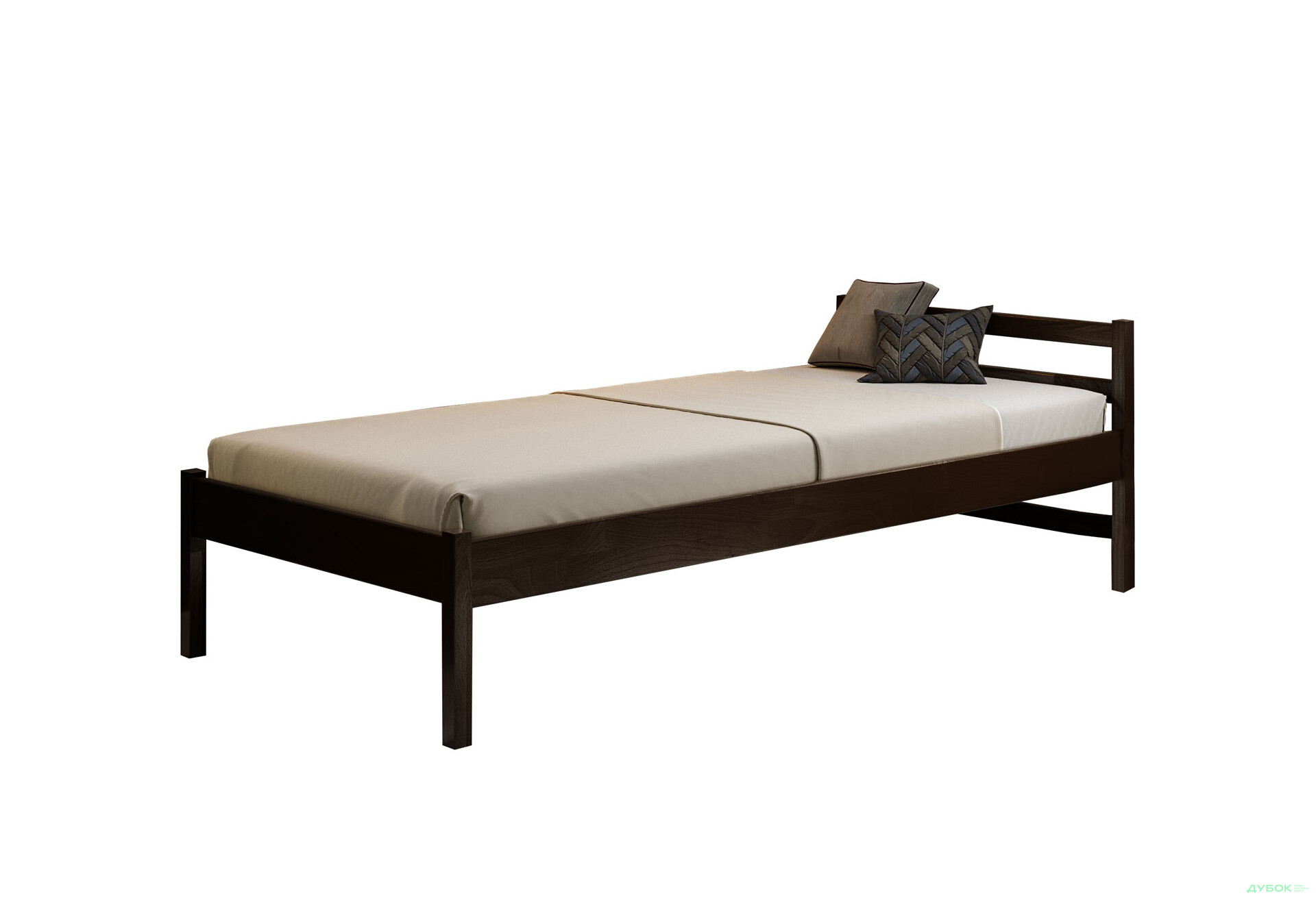 Ліжко Arbor Drev Соня бук 80х200, венге - Зображення 1 Зображення 1 - Ліжко Arbor Drev Соня бук 80х200, венге