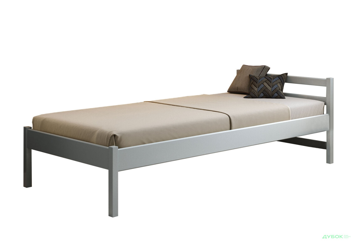 Кровать Arbor Drev Соня бук 80х200, серый - Изображение 1 Изображение 1 - Кровать Arbor Drev Соня бук 80х200, серый