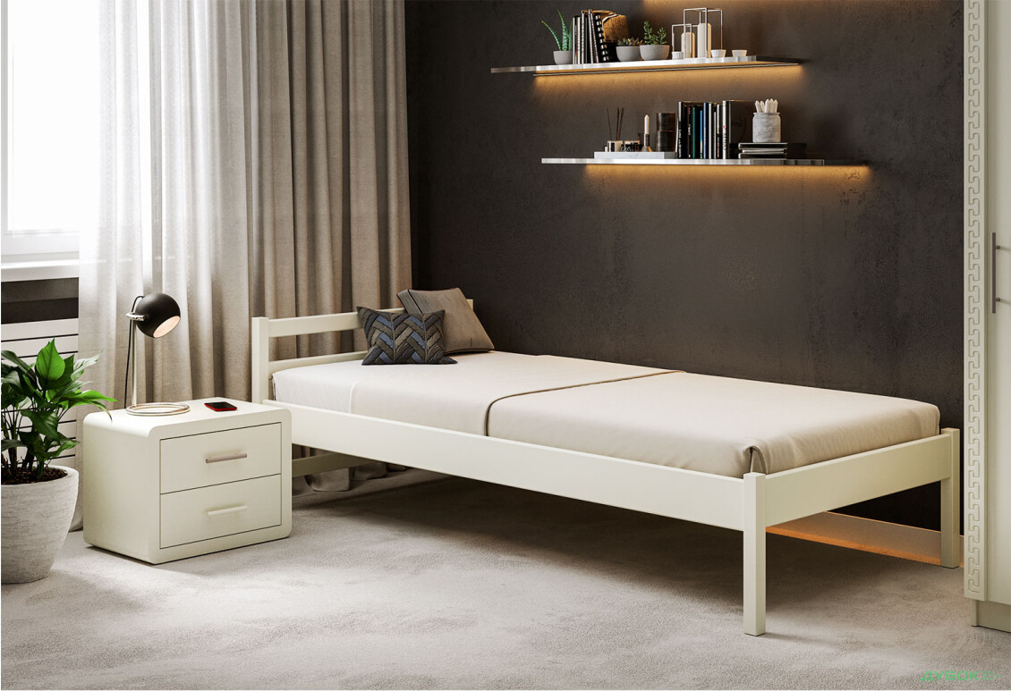 Изображение 2 - Кровать Arbor Drev Соня бук 90х200, белый