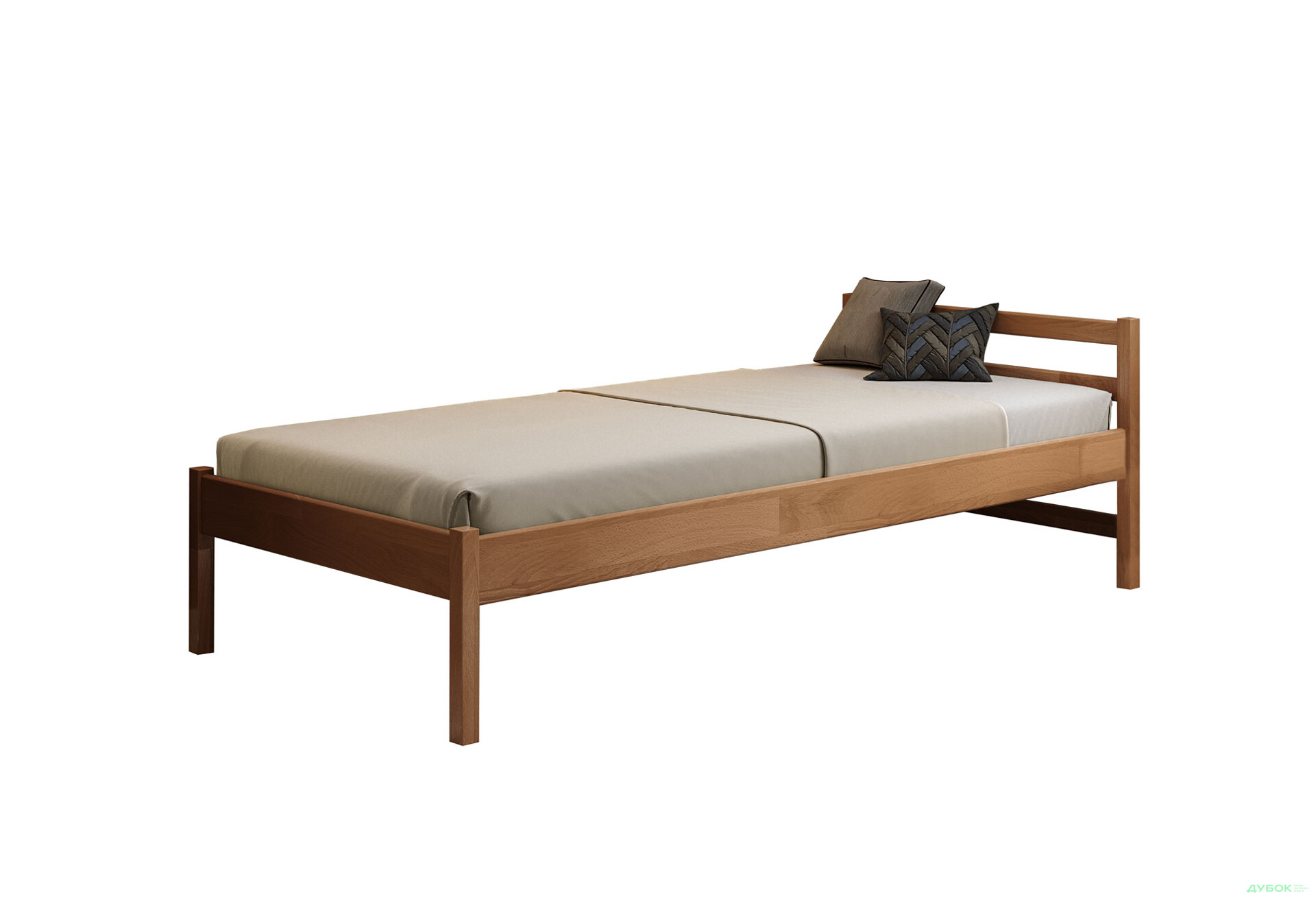 Зображення 1 - Ліжко Arbor Drev Соня бук 90х200, горіх