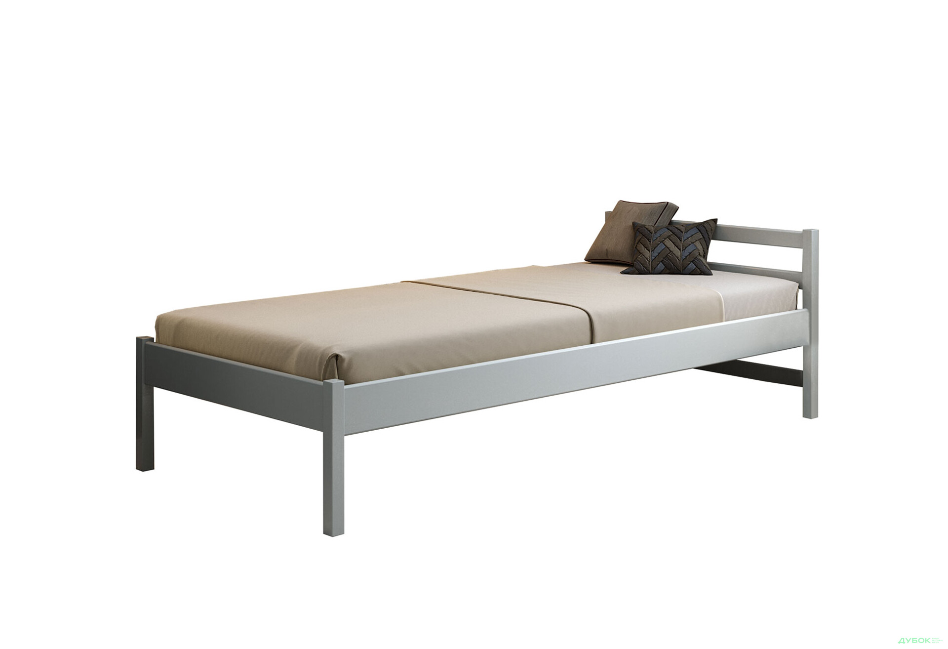 Изображение 1 - Кровать Arbor Drev Соня бук 90х200, серый