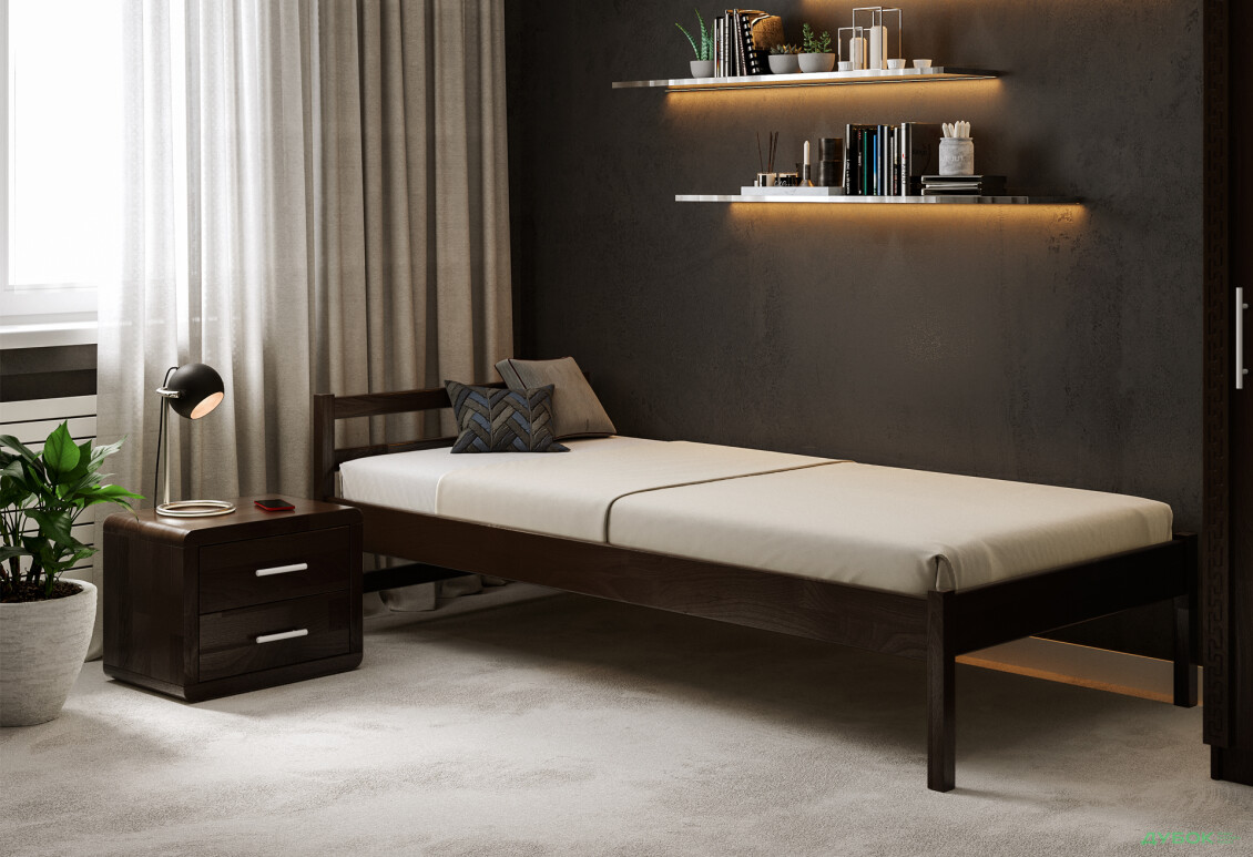 Изображение 2 - Кровать Arbor Drev Соня бук 80х190, венге