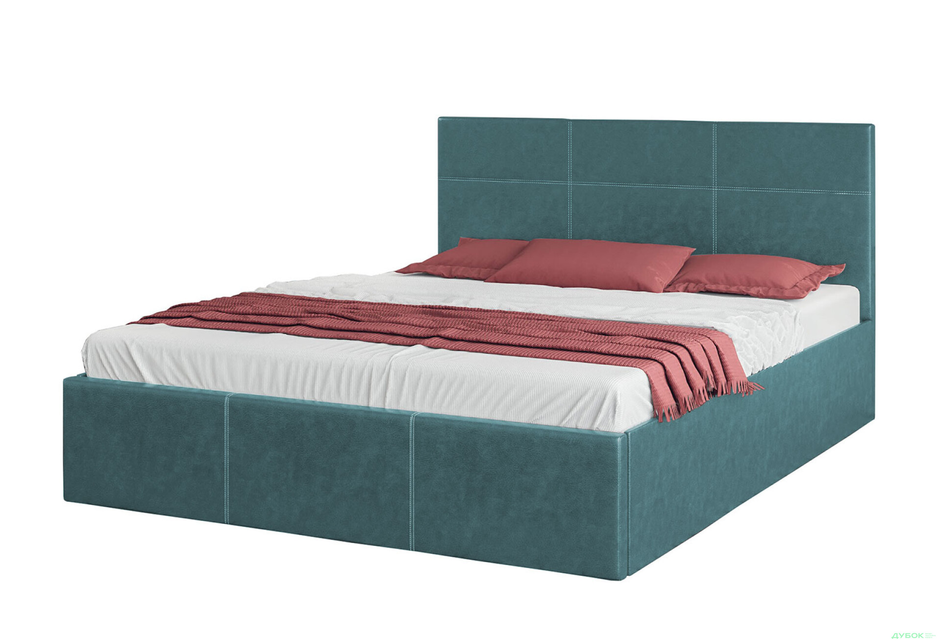 Фото 1 - Ліжко-подіум Світ Меблів Кароліна 5, 160х200 см Тканина Bagira 29