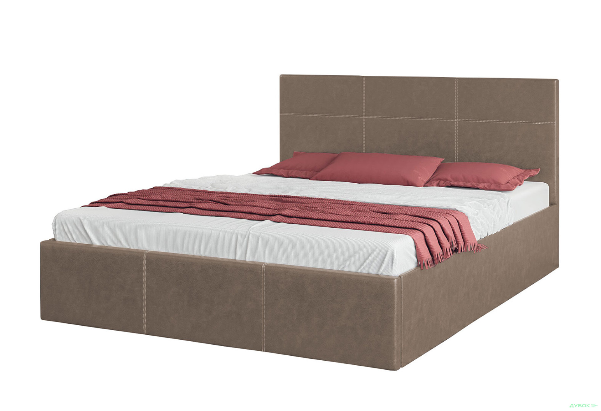 Фото 1 - Ліжко-подіум Світ Меблів Кароліна 5, 160х200 см Тканина Bagira 32