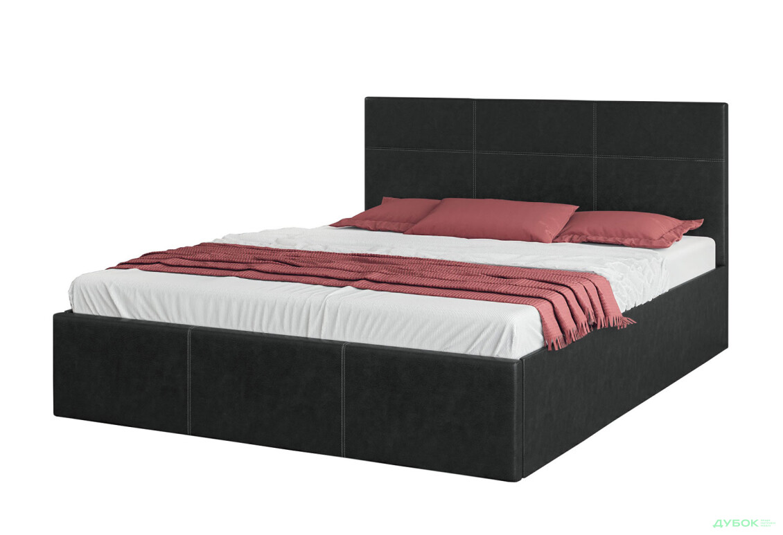 Ліжко-подіум Світ Меблів Кароліна 5, 160х200 см Шкірзам Flay 2233,