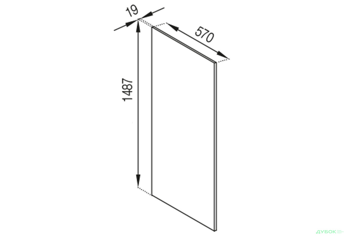 П панель внутрішня (h-920) до ст-ці 28 мм Тіна Світ Меблів - Зображення 1 Зображення 1 - П панель внутрішня (h-920) до ст-ці 28 мм Тіна Світ Меблів