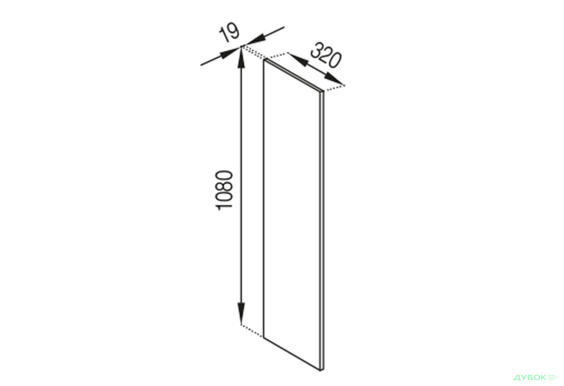 В+А панель (h-720) Тіна Світ Меблів - Зображення 1 Зображення 1 - В+А панель (h-720) Тіна Світ Меблів