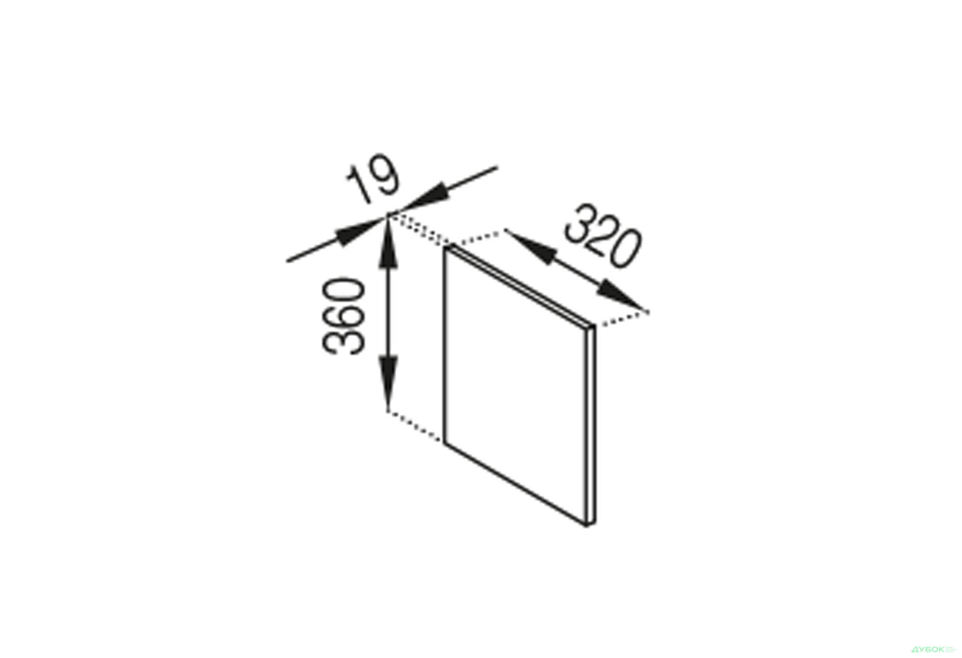 А панель (320) Тіна Світ Меблів - Зображення 1 Зображення 1 - А панель (320) Тіна Світ Меблів