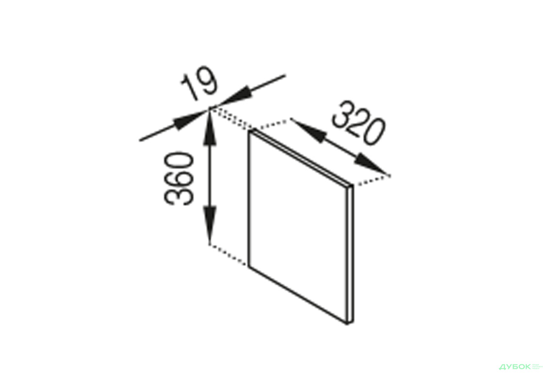 А панель (320) Тіна Світ Меблів - Зображення 1 Зображення 1 - А панель (320) Тіна Світ Меблів