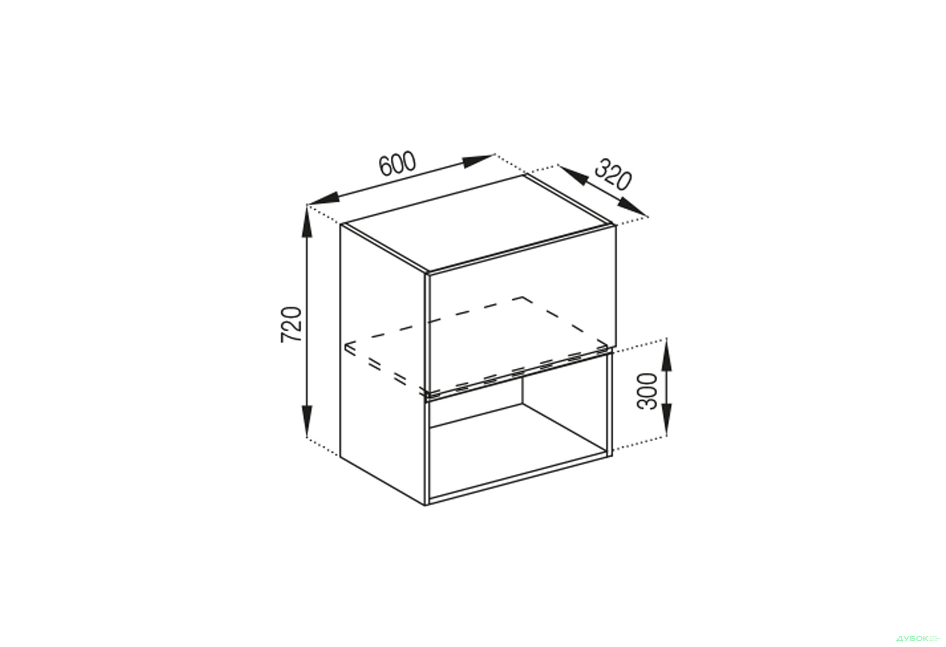 В 60 Б п/мікрохв. Тіна Світ Меблів - Зображення 1 Зображення 1 - В 60 Б п/мікрохв. Тіна Світ Меблів