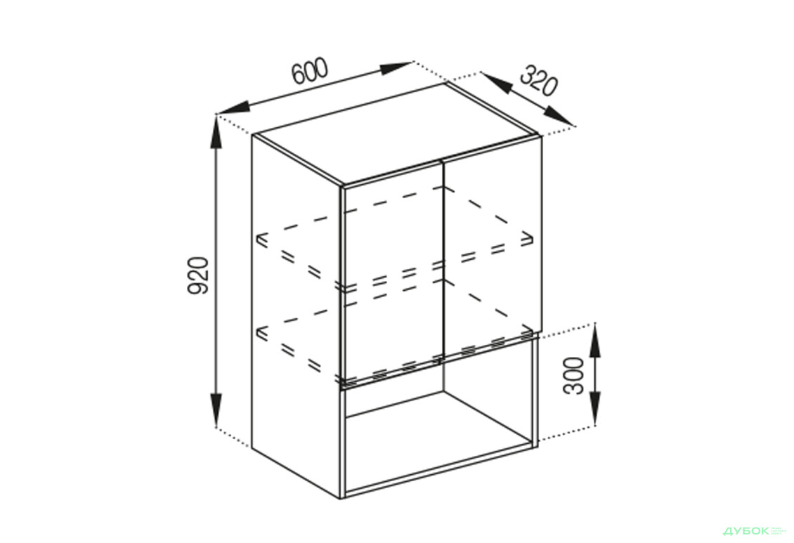 В 60 2Д п/мікрохв. (920) Тіна Світ Меблів - Зображення 1 Зображення 1 - В 60 2Д п/мікрохв. (920) Тіна Світ Меблів