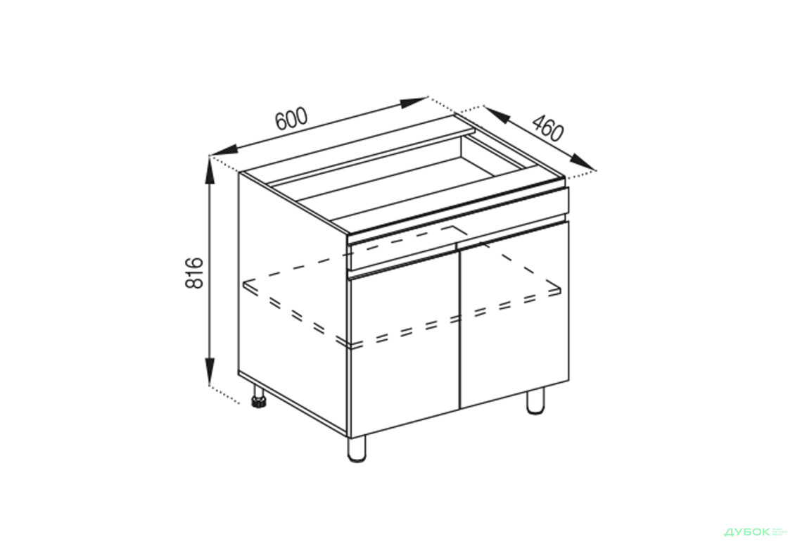 Н 60 ДШ LUX Тіна Світ Меблів - Зображення 1 Зображення 1 - Н 60 ДШ LUX Тіна Світ Меблів