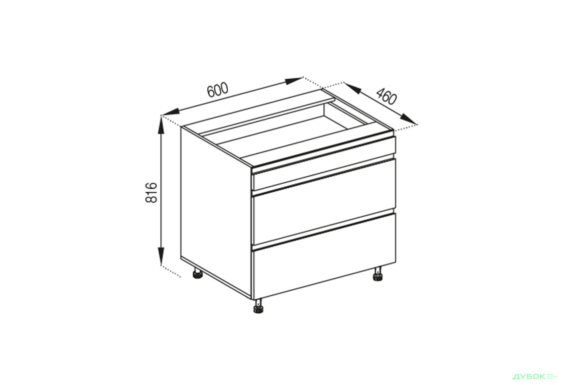 Н 60 3Ш (1+2) LUX Тіна Світ Меблів - Зображення 1 Зображення 1 - Н 60 3Ш (1+2) LUX Тіна Світ Меблів