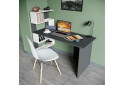 Стіл письмовий Moreli ST0024 142x60 см з боковими полицями зліва антрацит / білий - Зображення 2 Зображення 2 - Стіл письмовий Moreli ST0024 142x60 см з боковими полицями зліва антрацит / білий