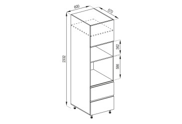 П 60 ДШ п/мікрохв. (h-920) LUX