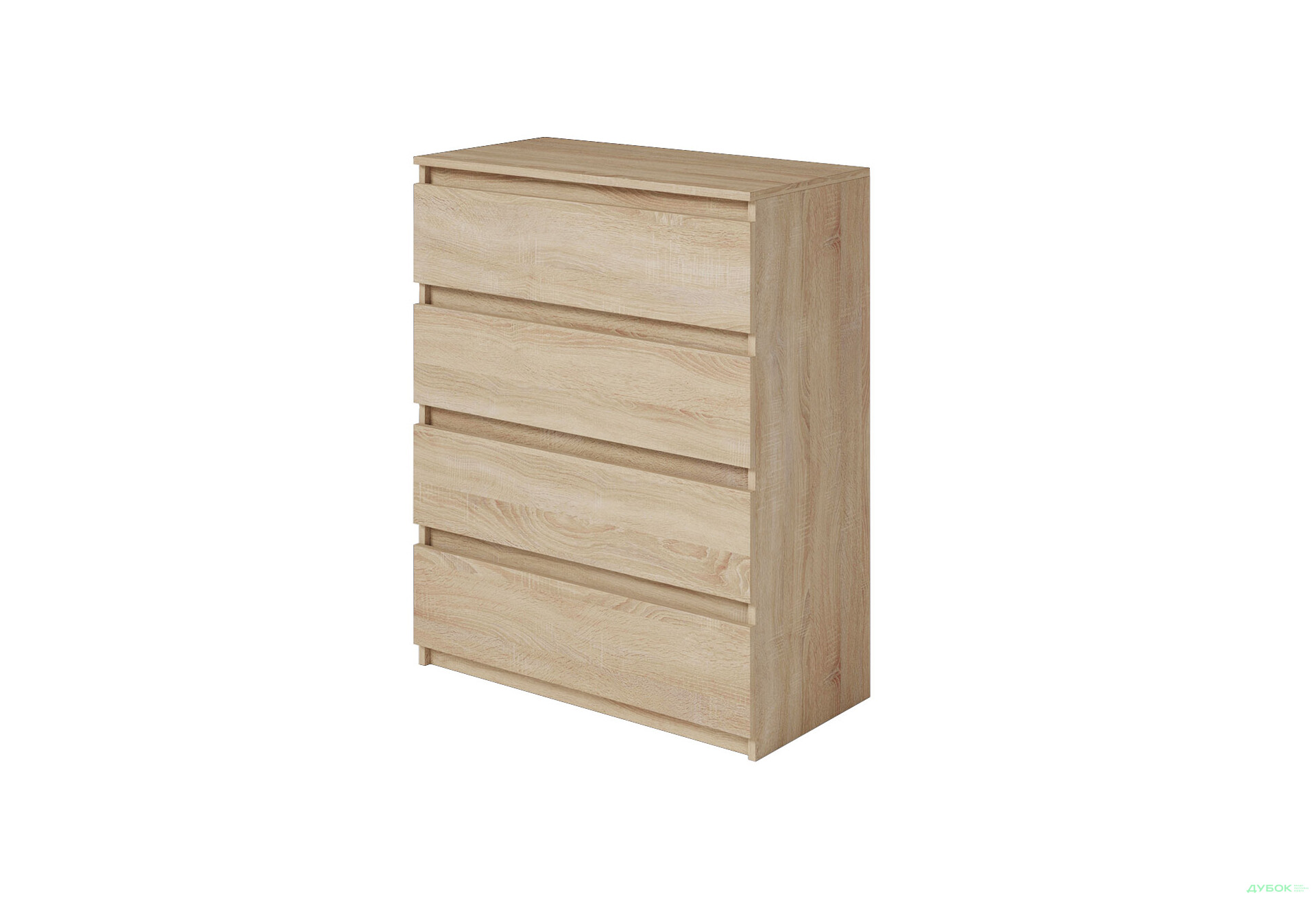 Комод Moreli Мінімал (Т215) з шухлядами 80 см дуб сонома - Зображення 1 Зображення 1 - Комод Moreli Мінімал (Т215) з шухлядами 80 см дуб сонома