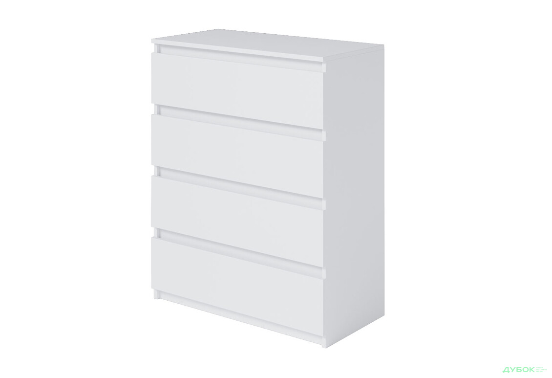 Комод Moreli Мінімал (Т215) з шухлядами 80 см білий - Зображення 1 Зображення 1 - Комод Moreli Мінімал (Т215) з шухлядами 80 см білий