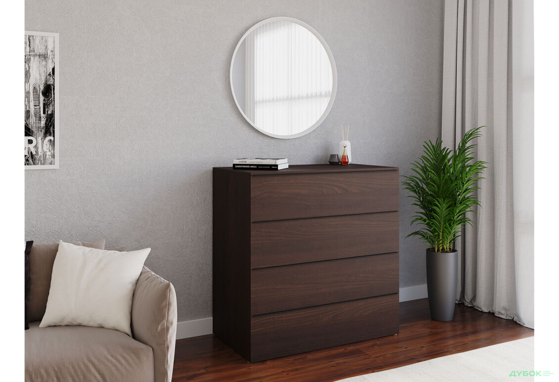 Комод Moreli Грант (ТХ04) з шухлядами 100 см венге магія - Зображення 3 Зображення 3 - Комод Moreli Грант (ТХ04) з шухлядами 100 см венге магія