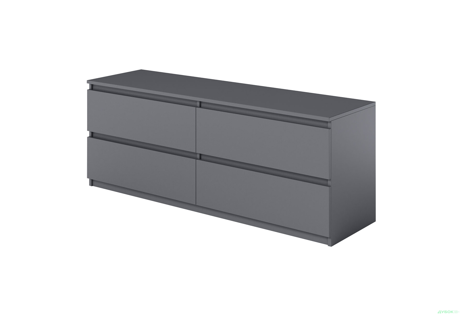 Тумба под ТВ Moreli Локи (Т223) с ящиками 140 см антрацит - Изображение 1 Изображение 1 - Тумба под ТВ Moreli Локи (Т223) с ящиками 140 см антрацит