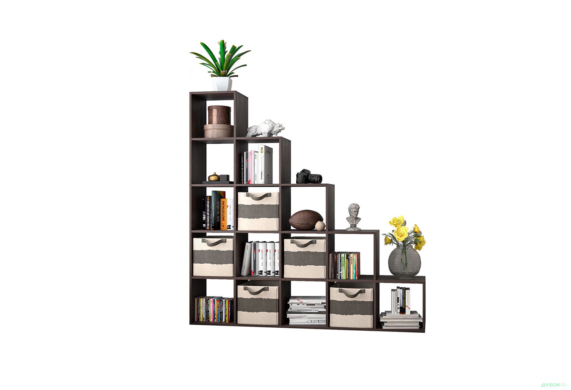 Изображение 1 - Стеллаж на 15 ячеек Moreli ST0017 178 см венге магия