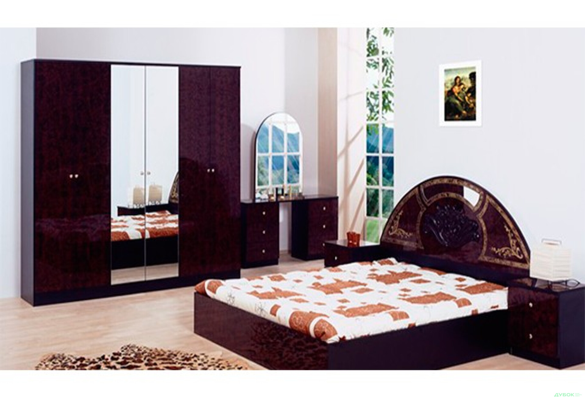 Фото 1 - Модульная спальня Роза Embawood