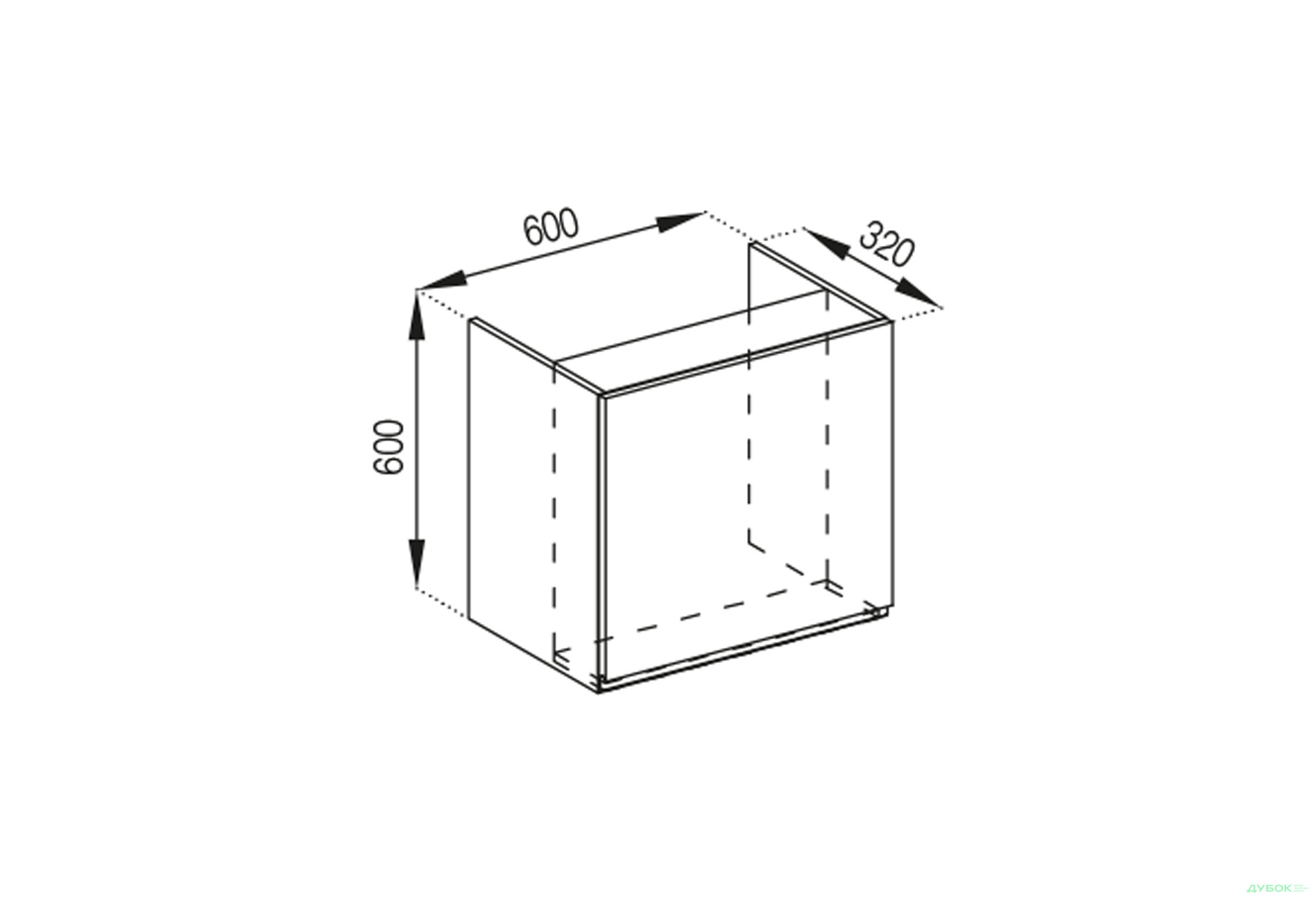 60 ОКАП (h-920) Тіна Світ Меблів - Зображення 1 Зображення 1 - 60 ОКАП (h-920) Тіна Світ Меблів