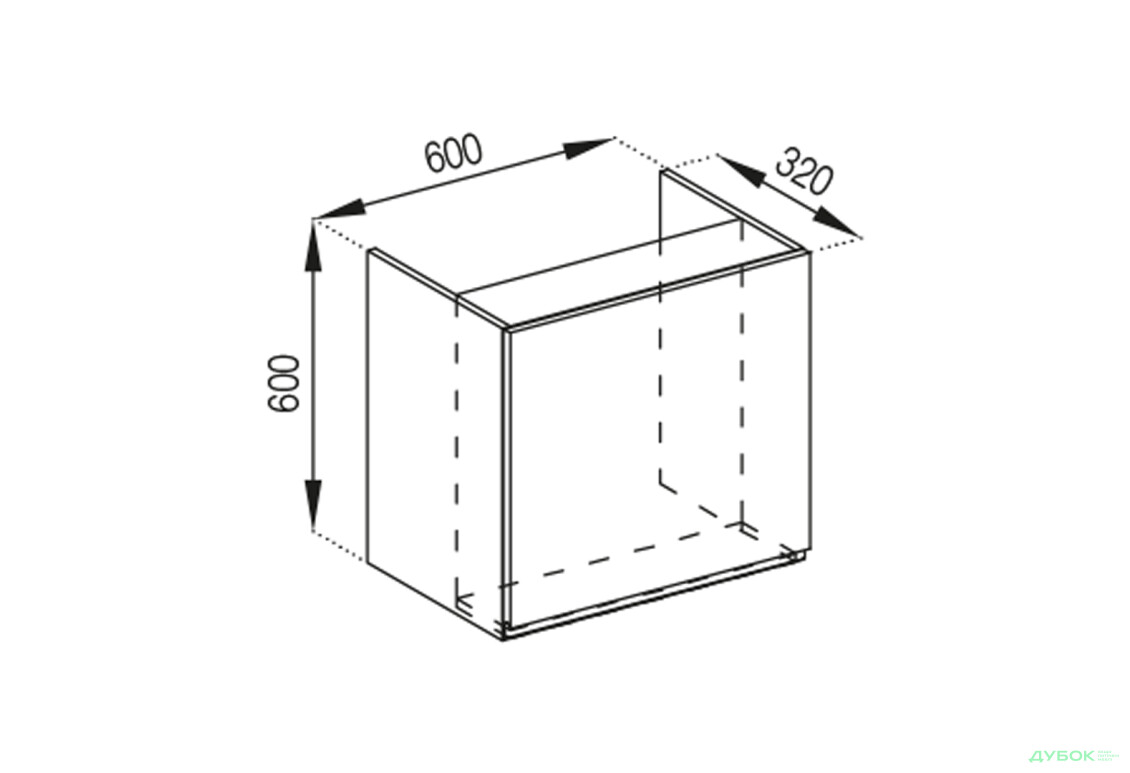 60 ОКАП (h-920) Тіна Світ Меблів - Зображення 1 Зображення 1 - 60 ОКАП (h-920) Тіна Світ Меблів