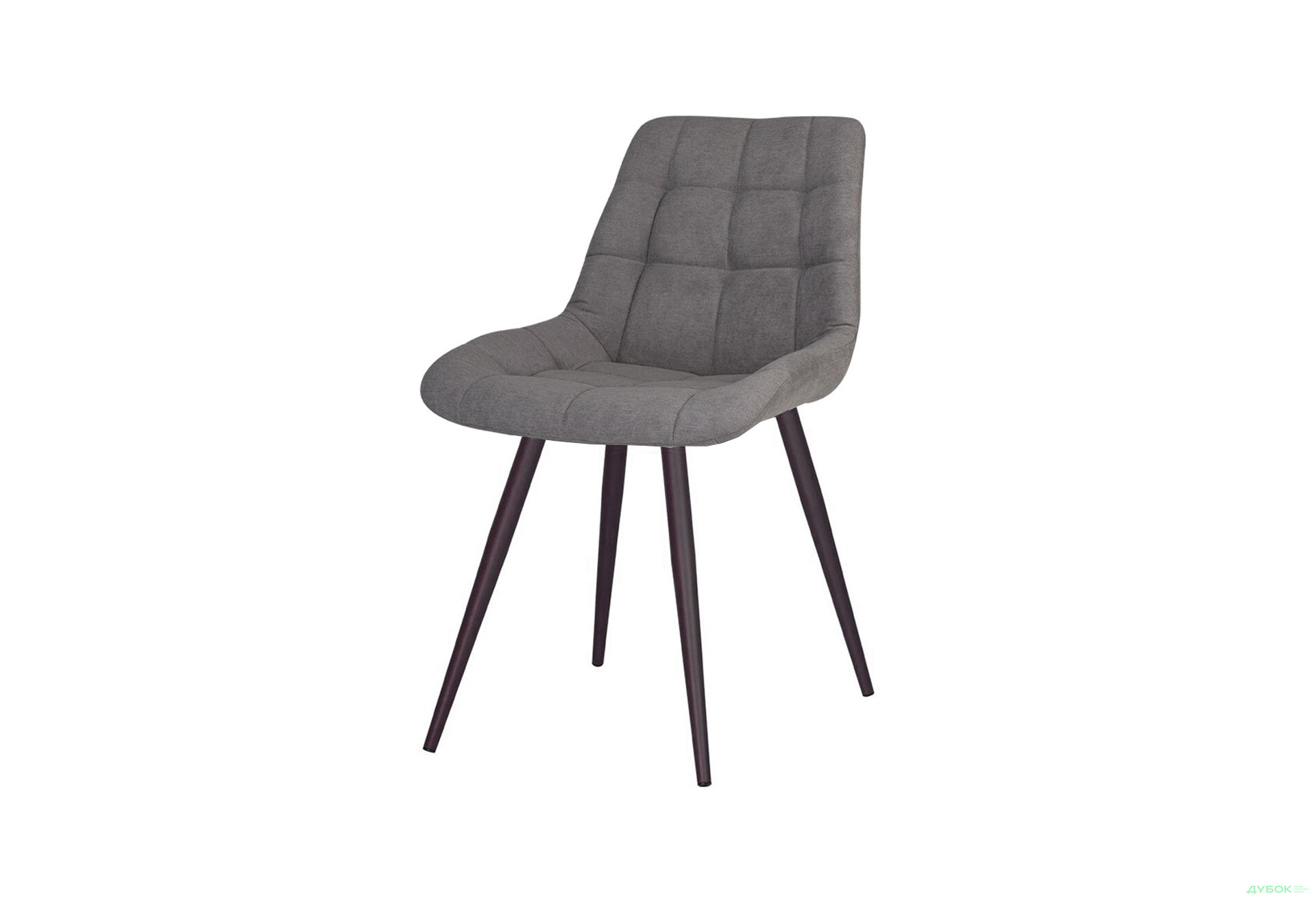 Зображення 1 - Стілець кухонний Новий Стиль Nicole HN Black (Box-2) SQR 53x56x86 см м'який / комплект 2шт soro_93