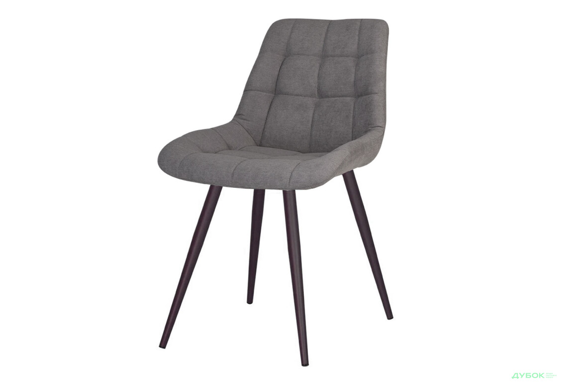 Стілець кухонний Новий Стиль Nicole HN Black (Box-2) SQR 53x56x86 см м'який / комплект 2шт soro_93