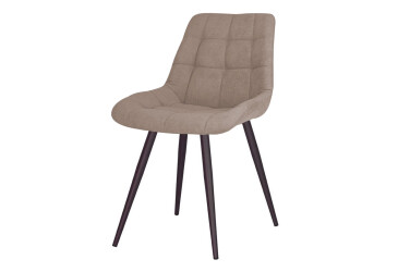 Стілець кухонний Новий Стиль Nicole HN Black (Box-2) SQR 53x56x86 см м'який / комплект 2шт soro_23
