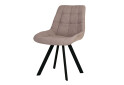 Зображення 1 - Стілець кухонний Новий Стиль Nicole 4L Black SQR (Box-2) 57x53x87 см м'який / комплект 2шт soro_23