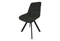 Зображення 1 - Стілець кухонний Новий Стиль Nicole 4L Black SQR (Box-2) 57x53x87 см м'який / комплект 2шт Palladium 11 Winter Moss