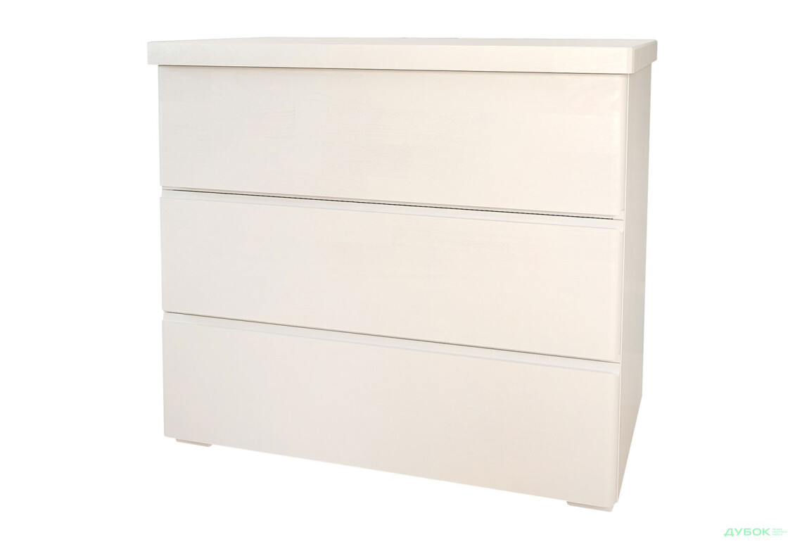 Комод Arbor Drev Регина с 3 ящиками 91 см сосна, белый