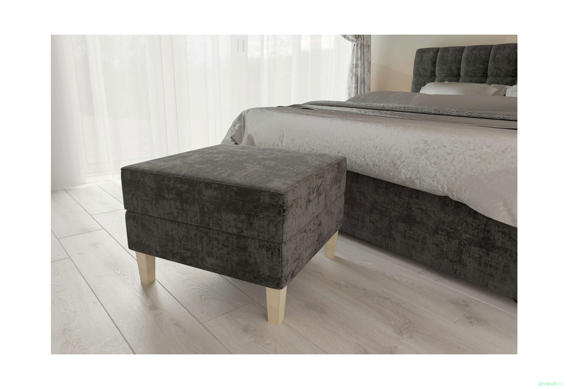 Пуф UMa Цезар 60x60 см - Зображення 1 Зображення 1 - Пуф UMa Цезар 60x60 см