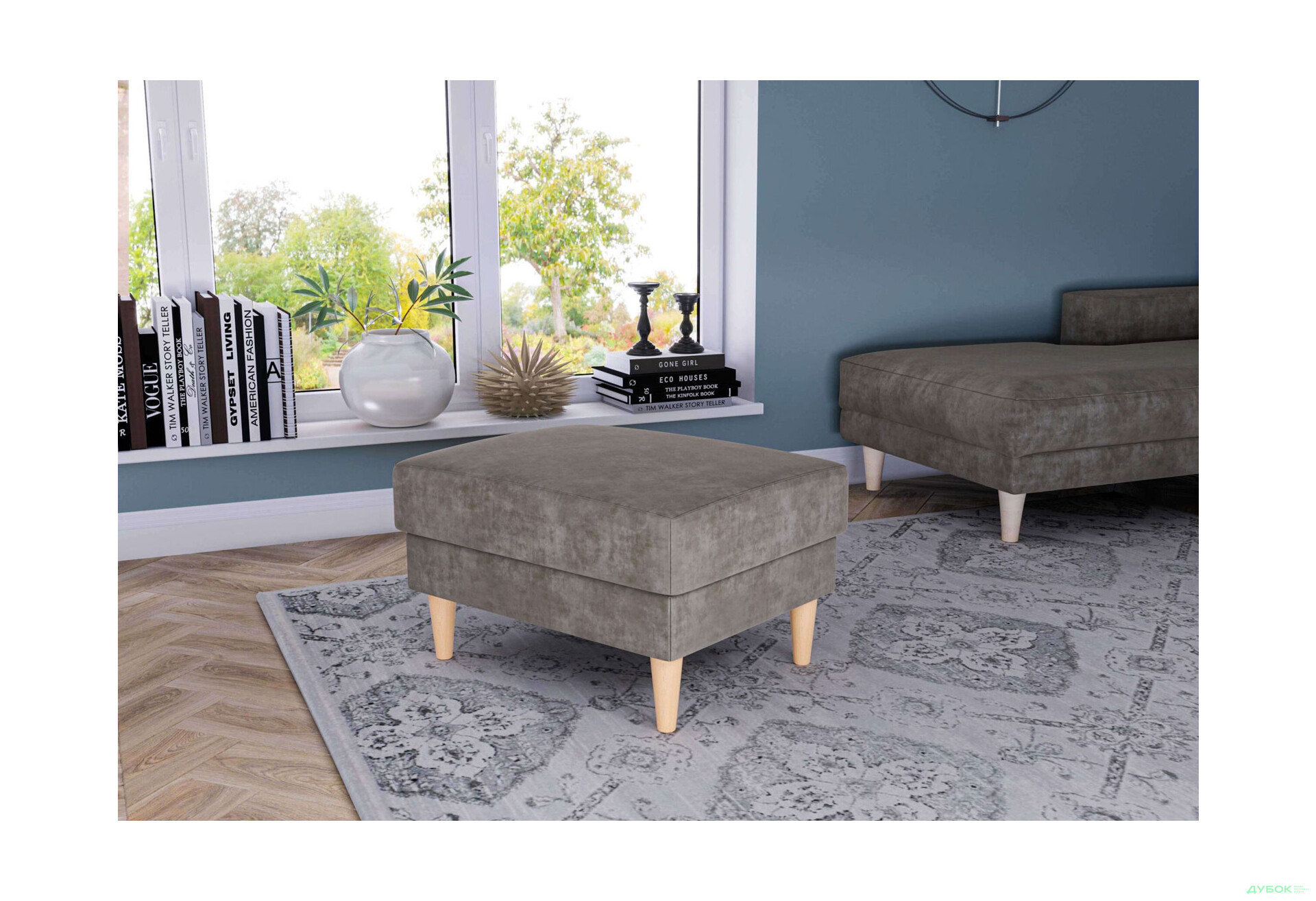 Пуф UMa Аспен 68x55 см - Зображення 1 Зображення 1 - Пуф UMa Аспен 68x55 см