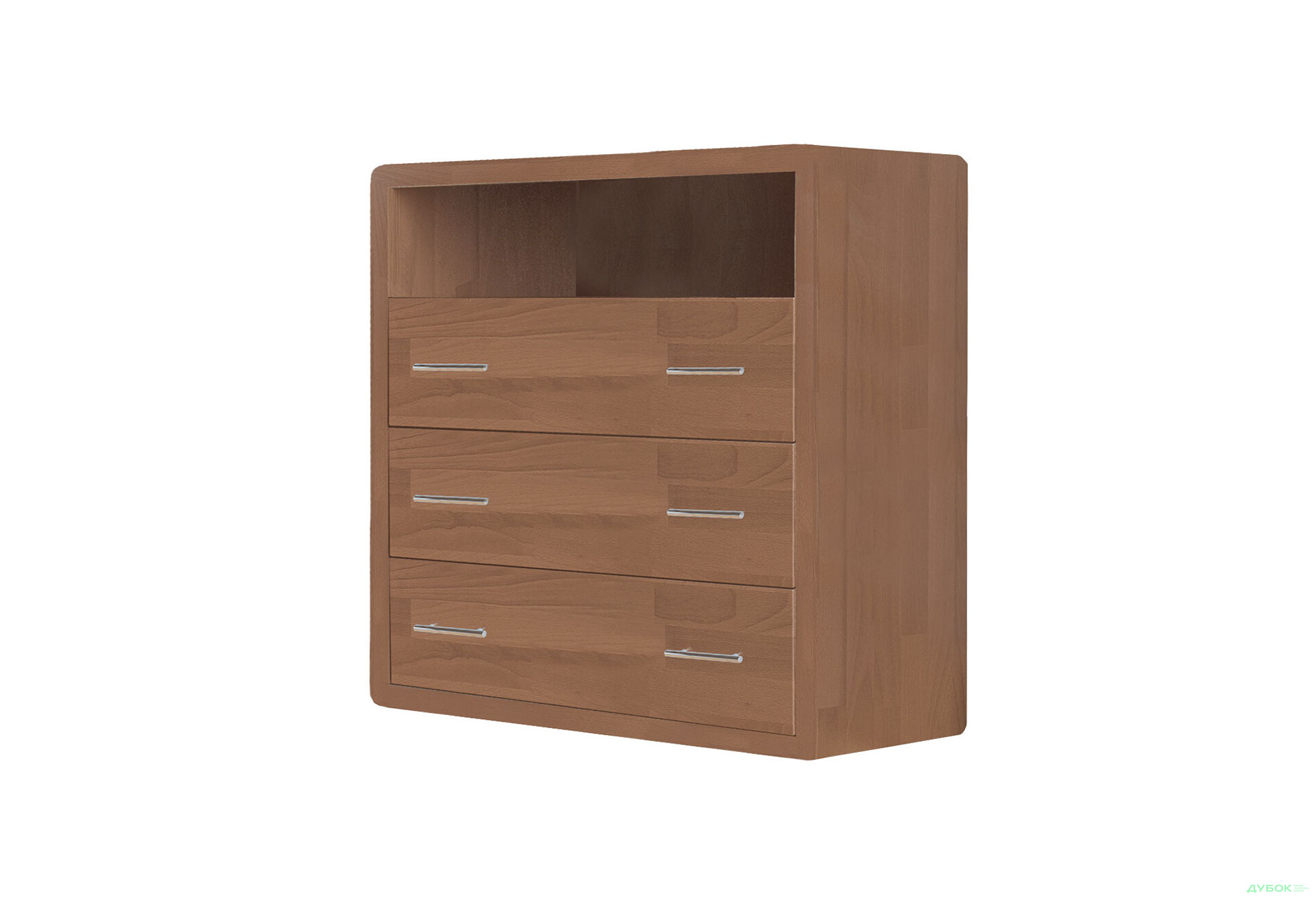 Изображение 1 - Комод Arbor Drev Глория с 3 ящиками и полкой 97 см бук, орех