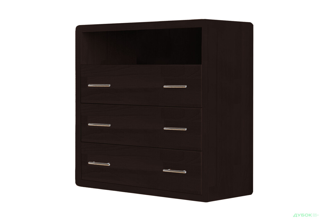 Комод Arbor Drev Глорія з 3 шухлядами і полицею 97 см сосна, венге - Зображення 1 Зображення 1 - Комод Arbor Drev Глорія з 3 шухлядами і полицею 97 см сосна, венге