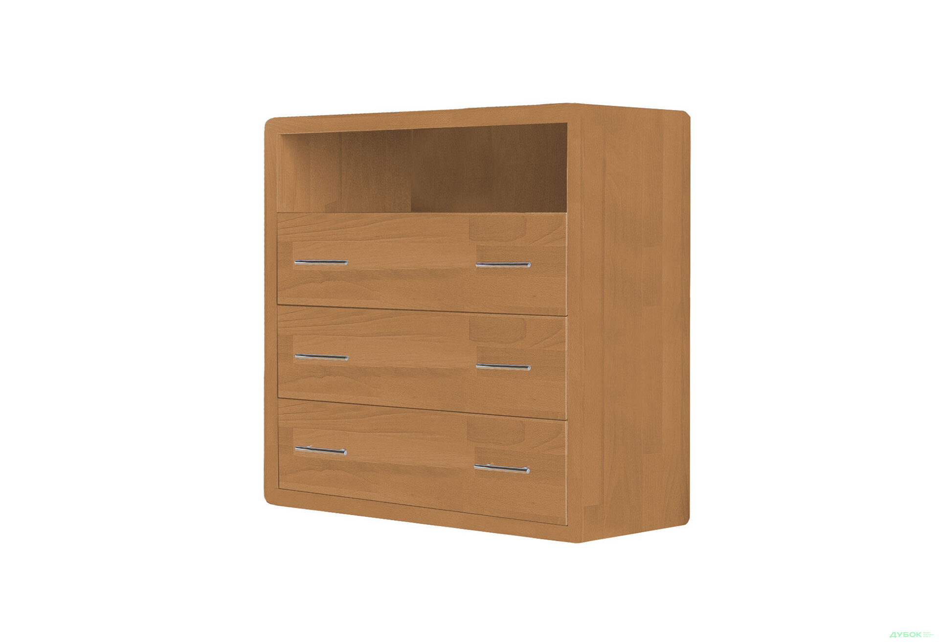 Комод Arbor Drev Глорія з 3 шухлядами і полицею 97 см сосна, вільха - Зображення 1 Зображення 1 - Комод Arbor Drev Глорія з 3 шухлядами і полицею 97 см сосна, вільха