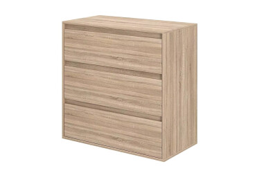 Комод Art In Head Лайт 3 с 3 ящиками 80 см дуб сонома