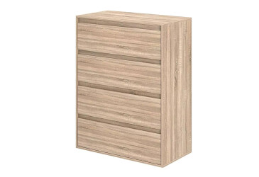 Комод Art In Head Light / Лайт с 4 ящиками 80 см дуб сонома
