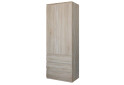 Шафа Moreli Т210 з поличками та шухлядами 2-дверна 80 см дуб сонома - Зображення 1 Зображення 1 - Шафа Moreli Т210 з поличками та шухлядами 2-дверна 80 см дуб сонома