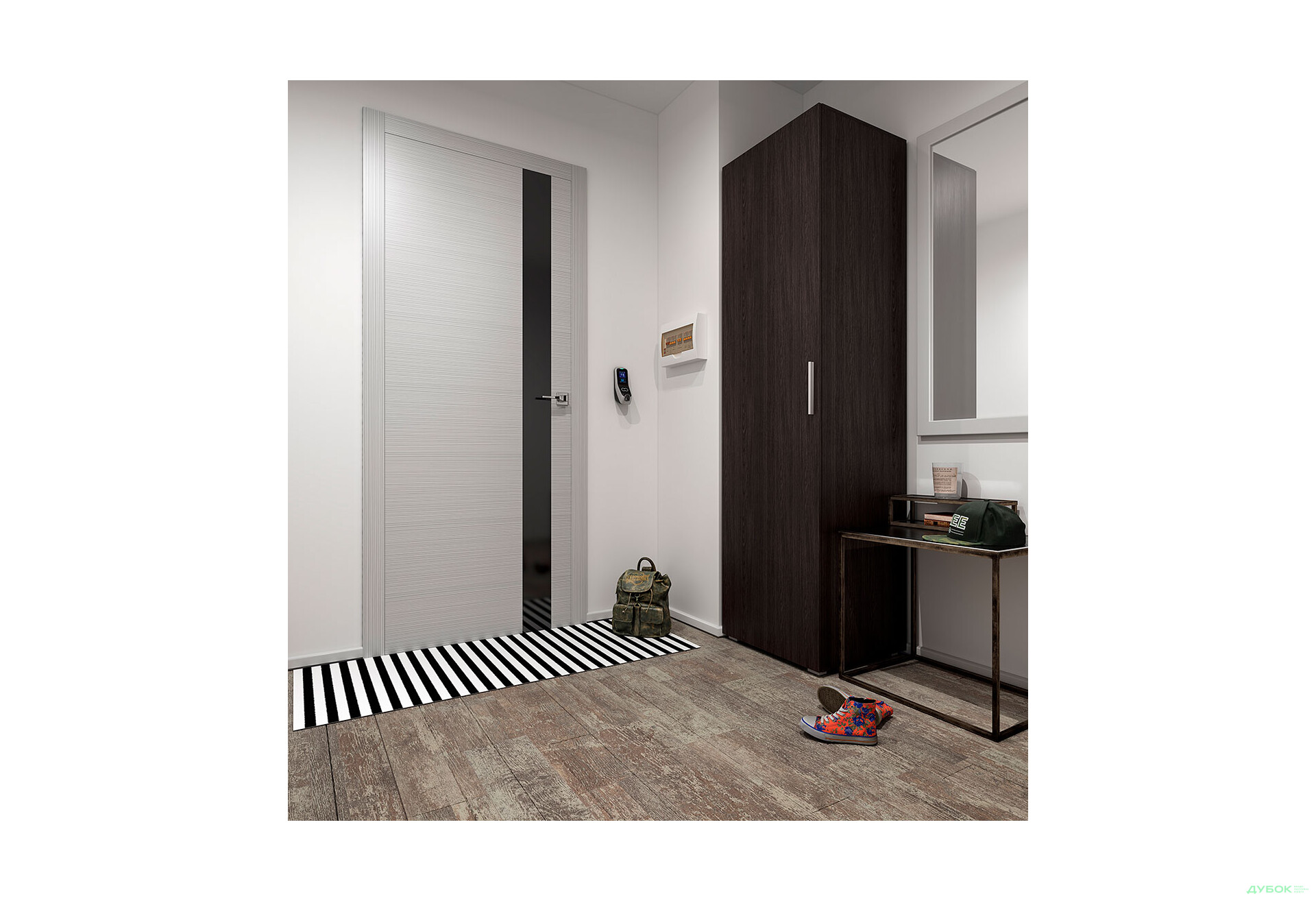 Шафа Moreli ST0012 зі штангою та полицями 1-дверна 60 см венге магія - Зображення 2 Зображення 2 - Шафа Moreli ST0012 зі штангою та полицями 1-дверна 60 см венге магія