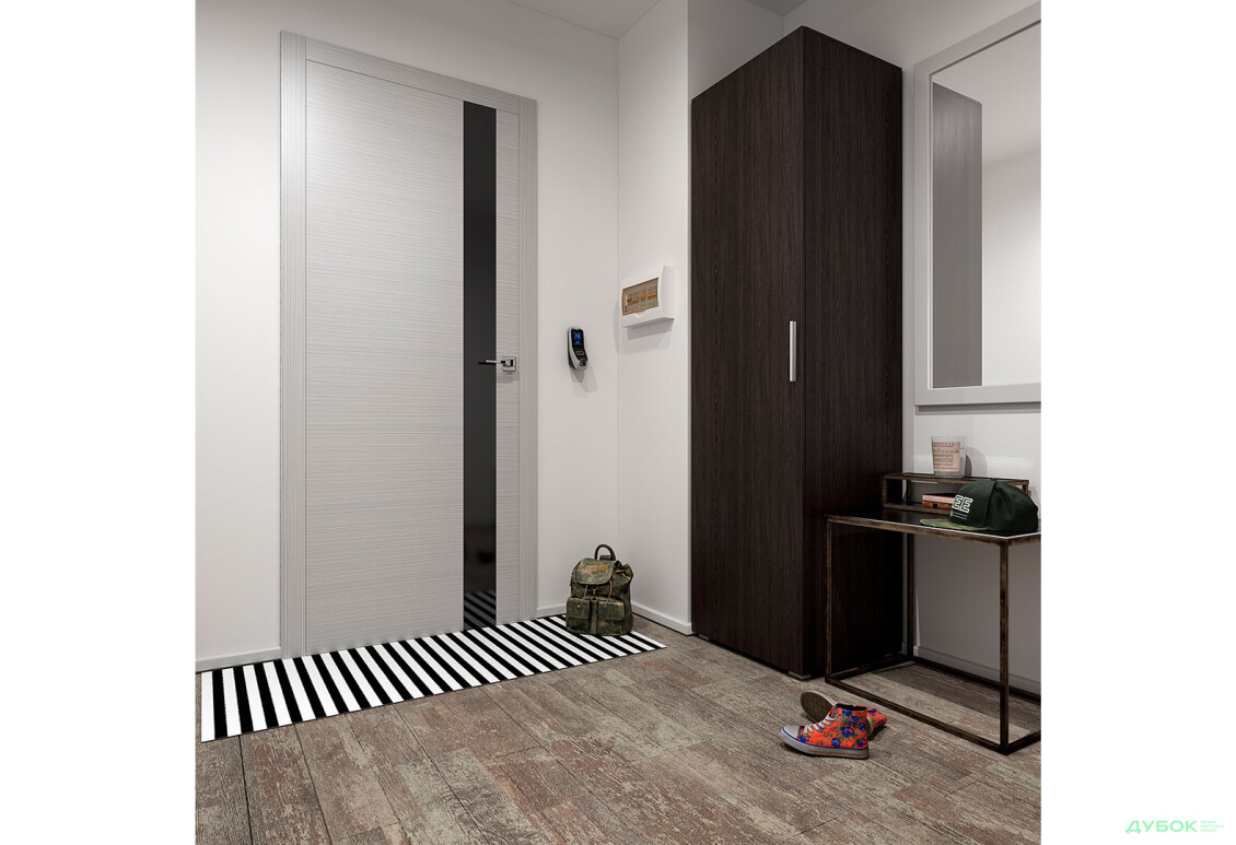 Шафа Moreli ST0012 зі штангою та полицями 1-дверна 60 см венге магія - Зображення 2 Зображення 2 - Шафа Moreli ST0012 зі штангою та полицями 1-дверна 60 см венге магія