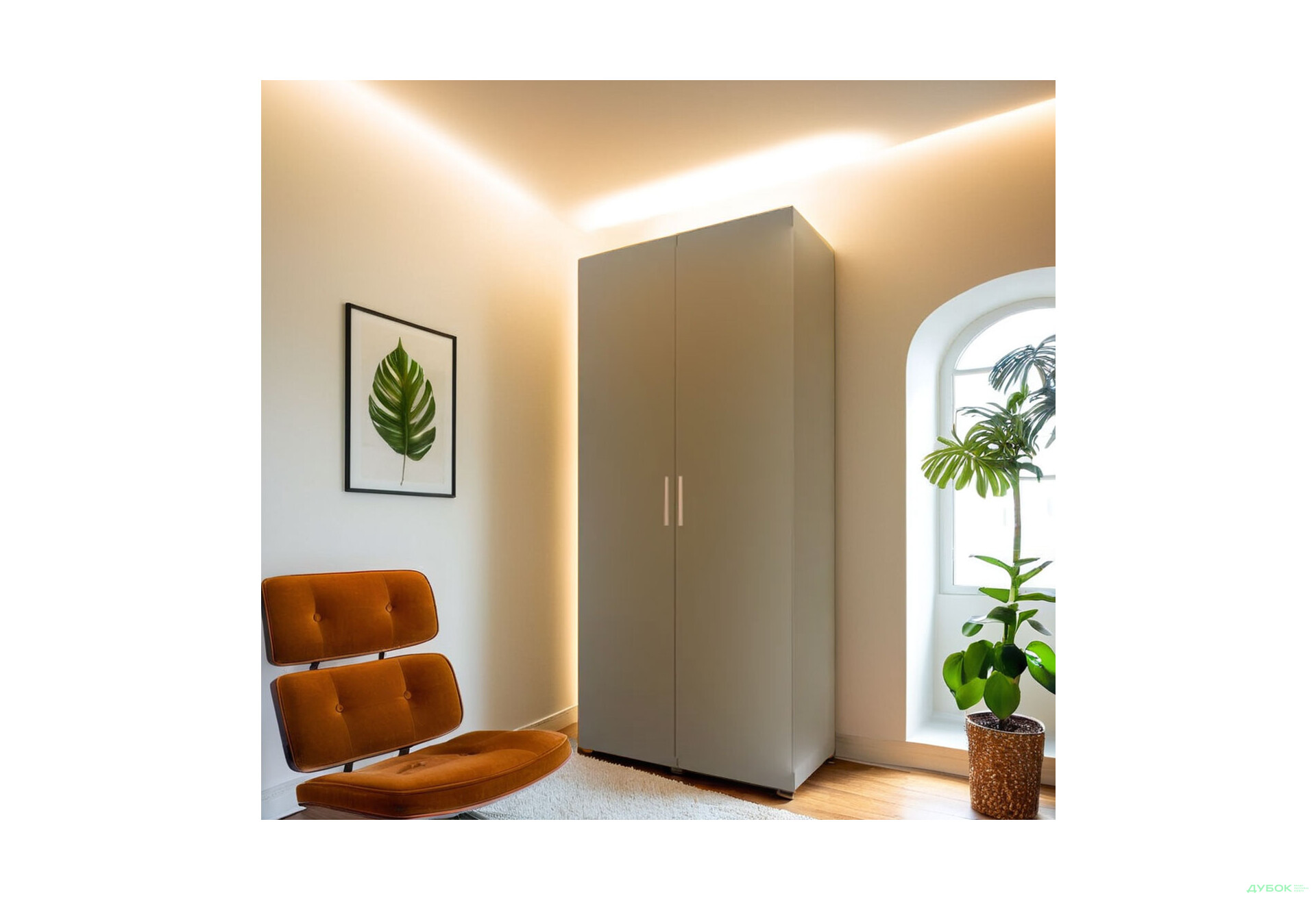 Шкаф Moreli ST0010 с полками 2-дверный 100 см антрацит - Изображение 3 Изображение 3 - Шкаф Moreli ST0010 с полками 2-дверный 100 см антрацит