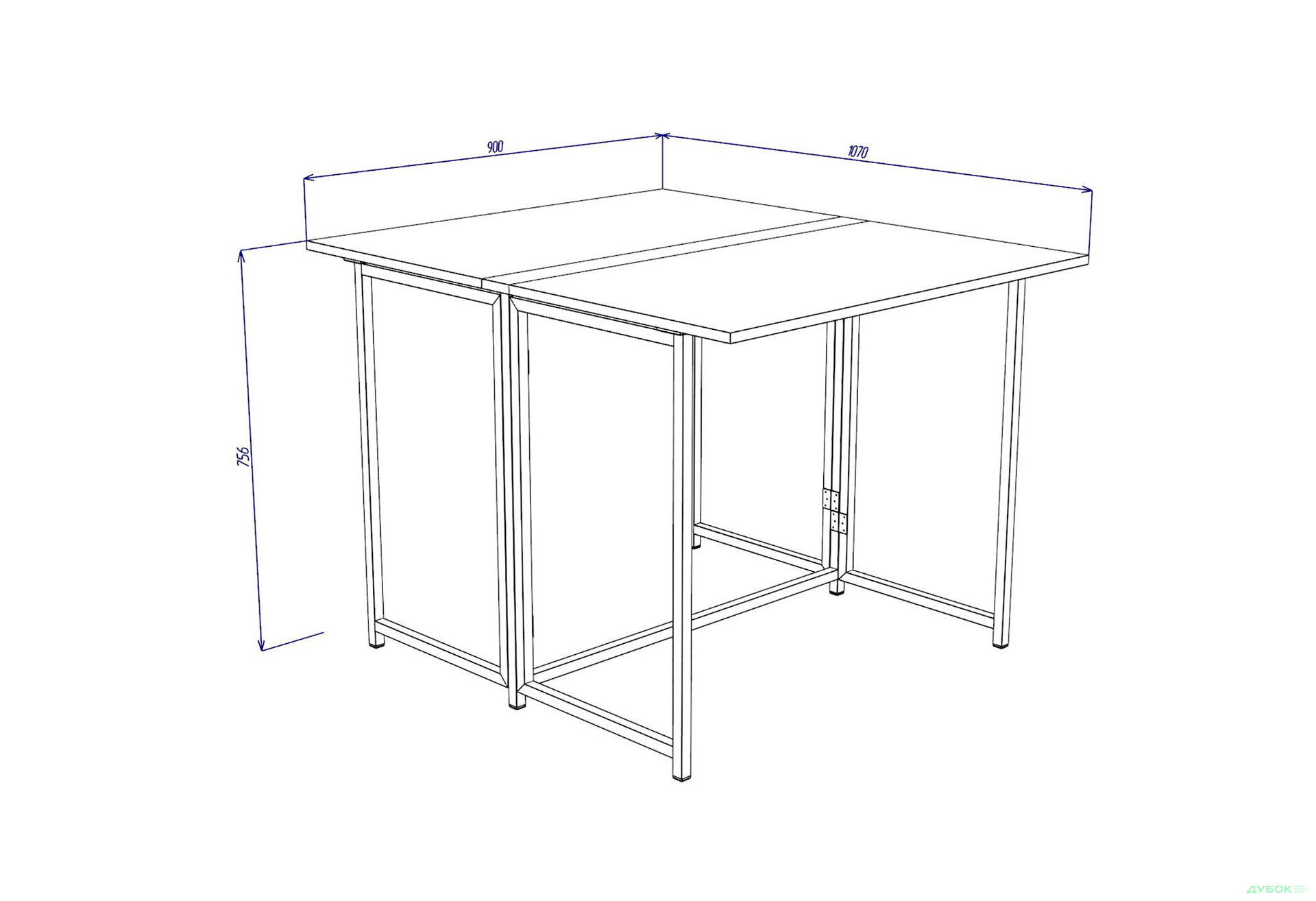 Изображение 8 - Стол-трансформер Knap Knap Spier DUO / Спир дуо 90х107 см раскладной, Белый