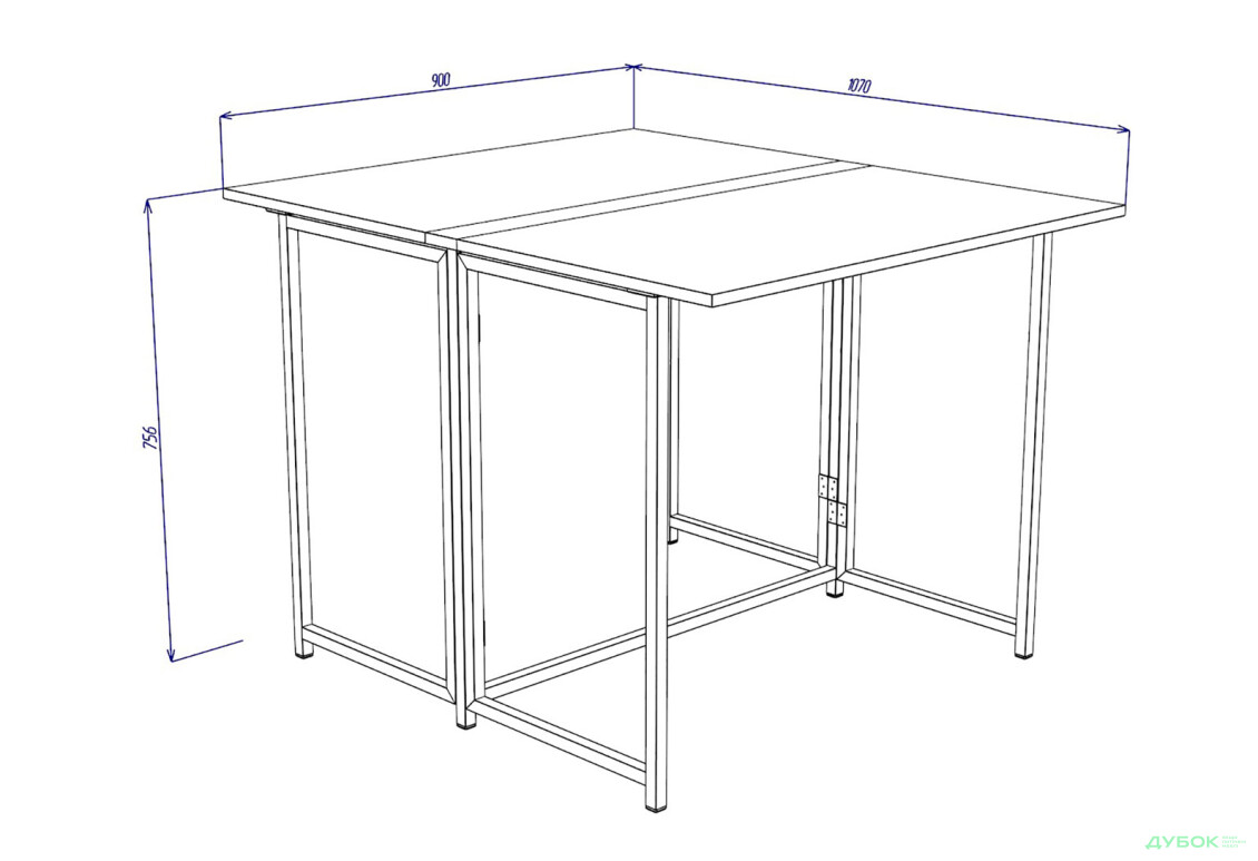 Изображение 8 - Стол-трансформер Knap Knap Spier DUO / Спир дуо 90х107 см раскладной, Белый
